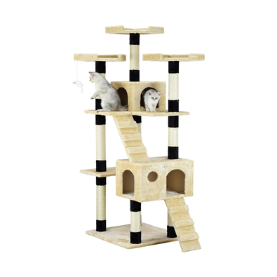 170cm Cat Tree Tower for Indoor Cats - Beige cover