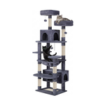 180cm Cat Tree Tower for Indoor Cats - Grey