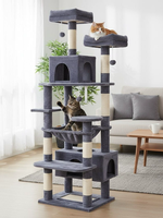 180cm Cat Tree Tower for Indoor Cats - Grey alternate 1