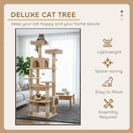 180cm Cat Tree Tower for Indoor Cats - Beige alternate 3