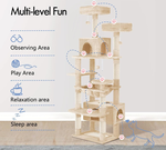 180cm Cat Tree Tower for Indoor Cats - Beige alternate 4
