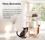 Indoor Cat Tree Tower with Plush Perches - Beige alternate 4