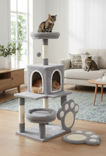 Large Cat Tree Tower with Plush Perch alternate 1