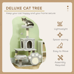 Large Cat Tree Tower with Plush Perch alternate 3