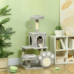 Large Cat Tree Tower with Plush Perch alternate 6