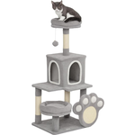 Large Cat Tree Tower with Plush Perch alternate 8