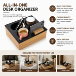Wooden Couch Cup Holder Tray for Living Room alternate 2