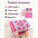 Kids Ice Cream Bakery Play Tent - Pink alternate 5