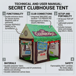 Kids Clubhouse Play Tent for Imaginative Fun alternate 2