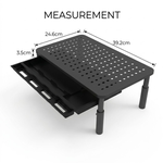 Metal Monitor Stand Riser with Drawer alternate 3