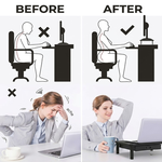 Metal Monitor Stand Riser with Drawer alternate 4