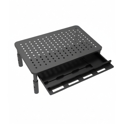 Metal Monitor Stand Riser with Drawer cover
