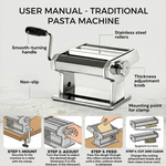 Hand Crank Pasta Maker Machine alternate 7