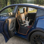 Waterproof Dog Car Seat Cover Hammock Black Nylon alternate 8