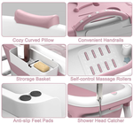 Foldable Bathtub Adult Collapsible Tub - Pink alternate 4