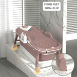 Foldable Bathtub Adult Collapsible Tub - Pink alternate 5