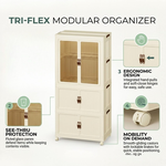3 Tier Foldable Wardrobe Storage Cabinet alternate 3