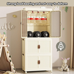 3 Tier Foldable Wardrobe Storage Cabinet alternate 6