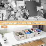 Storage Bins with Bamboo Lids - 6 Pack alternate 4