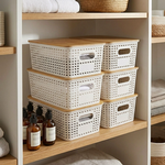 Storage Bins with Bamboo Lids - 6 Pack alternate 8