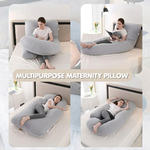 U Shaped Pregnancy Pillow - Grey alternate 7