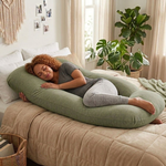 U Shaped Pregnancy Pillow - Green alternate 1