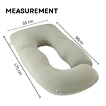 U Shaped Pregnancy Pillow - Green alternate 3