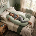 U Shaped Pregnancy Pillow - Green alternate 8