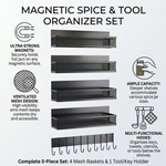 Magnetic Spice Rack 5 Pack alternate 2