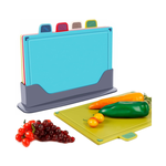 4 Pack Colour Coded Cutting Board Set