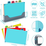 4 Pack Colour Coded Cutting Board Set alternate 3