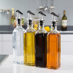 4 pack Glass Oil Dispenser Bottle 500ml alternate 8