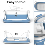Foldable Baby Bath Tub - Blue alternate 3