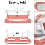 Foldable Baby Bath Tub - Pink alternate 3