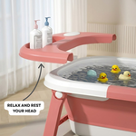 Foldable Baby Bath Tub - Pink alternate 4