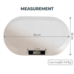 Digital Baby Scale Tare Function LCD Display alternate 2