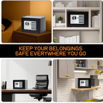 Electronic Safe Box with Keypad Lock Metal alternate 4