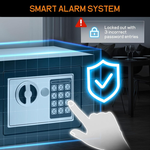 Electronic Safe Box with Keypad Lock Metal alternate 5