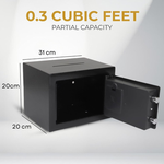 Electronic Safe Box with Deposit Slot alternate 4