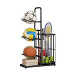 3-Tier Ball Storage Rack for Home and Garage