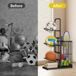 3-Tier Ball Storage Rack for Home and Garage alternate 3