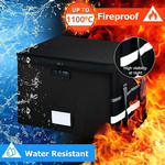 Fireproof Document Box Collapsible - Black alternate 6
