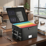 Fireproof Document Box Collapsible - Black alternate 7