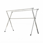 Folding Clothes Drying Rack - Grey alternate 8