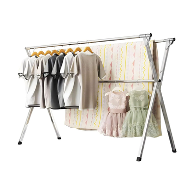 Folding Clothes Drying Rack - Grey cover