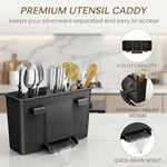 Dish Drying Rack with Drainboard - Black alternate 6