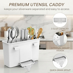 Dish Drying Rack with Drainboard - White alternate 6