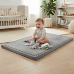 Baby Play Mat Thick Foam - 150x100cm - Grey alternate 1