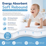 Baby Play Mat Thick Foam - 150x100cm - Grey alternate 2