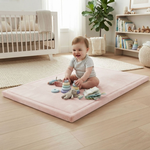 Baby Play Mat Thick Foam - 200x150cm - Pink alternate 1